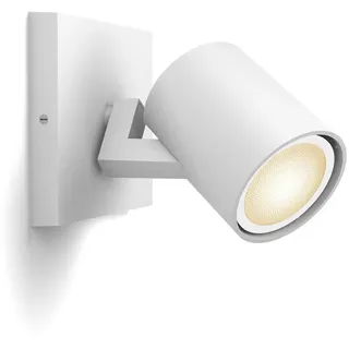 Philips HUE Led-Strahler , Weiß , Metall , 10.70x9x11 cm , Lampen & Leuchten, Innenbeleuchtung, Spots & Strahler, Deckenspots