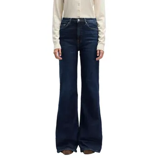 7 For All Mankind Damen Modern Dojo Bluecrest Jeans, Dark Blue, 27W EU
