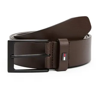 Tommy Hilfiger Layton 3.5 cm Ledergürtel, braun (testa di moro), 90, cm
