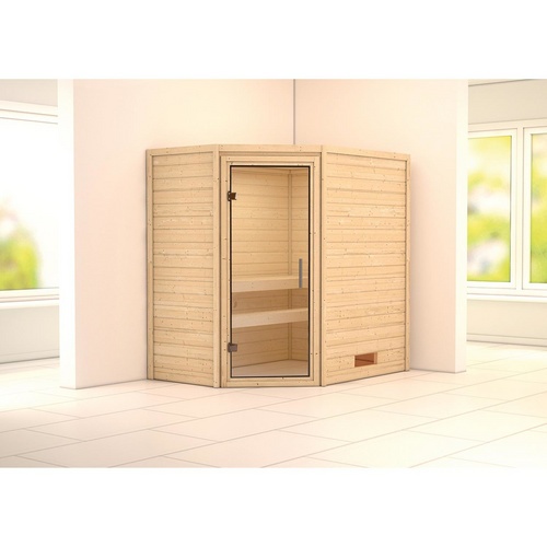 Bild von Sauna Svea ohne Ofen beige