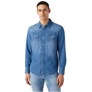 Wrangler Herren 27mw Shirt, Icon Mid Stone, 3XL EU