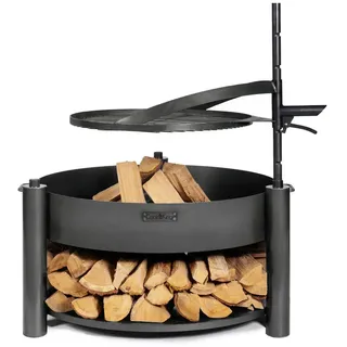 Cook King Feuerschale Montana X Ø 110 cm Schwarz
