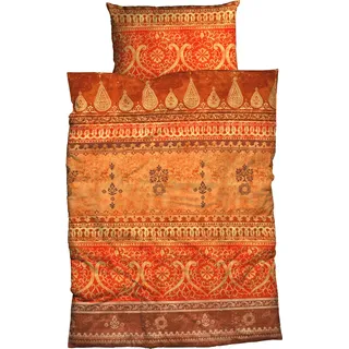 Indi Satin terra 200 x 220 cm + 2 x 80 x 80 cm