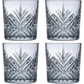Luminarc Salzburg Mazzarine Set mit 4 hohen Gläsern, Glas, 30 cl, nicht mikrowellengeeignet