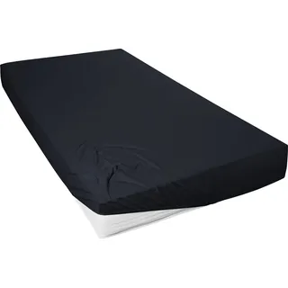 Primera Spannbettlaken Jersey 90 x 200 - 100 x 200 cm schwarz