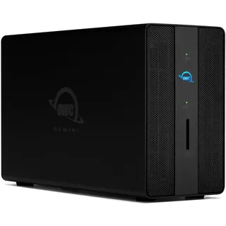 OWC Gemini Thunderbolt Dock und externes RAID-Speichergehäuse mit Zwei Einschüben für 2,5-Zoll- oder 3,5-Zoll-SATA- oder U.2-Laufwerke