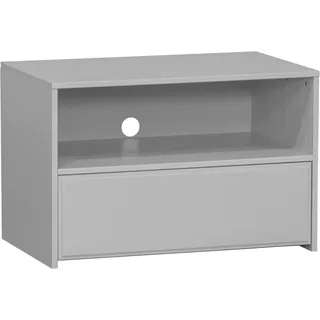 Woood Yissa Lowboard 70 x 46 x 44 cm Grau Holz/MDF/Massivholz