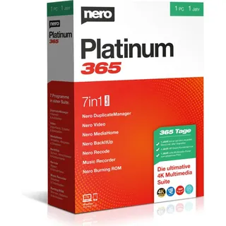 Nero Platinum 365  ; 1 Gerät 6 Monate