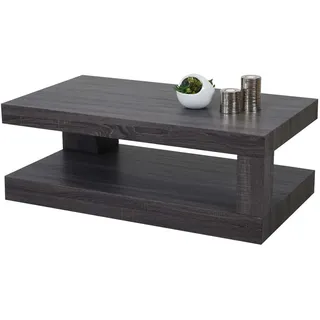 MCW Couchtisch A32 Schwarz Eiche 110 x 40 x 60 cm