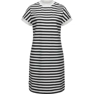 Shirtkleid RAGWEAR "Sommerkleid Katchi Stripes", Damen, Gr. XS, N-Gr, schwarz, Obermaterial: 80% Baumwolle CO(Bio). 20% Polyester Pol. recyc.., Kleider Shirtkleid