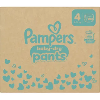 Pampers Baby-Dry Gr. 4 (9-15 kg) 180 St.