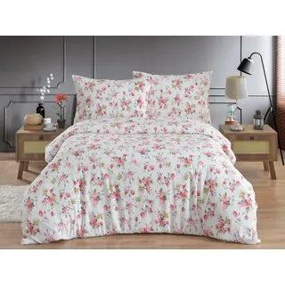 Leinen Französischer Krepp 200x200, 70x90 Rosario rot