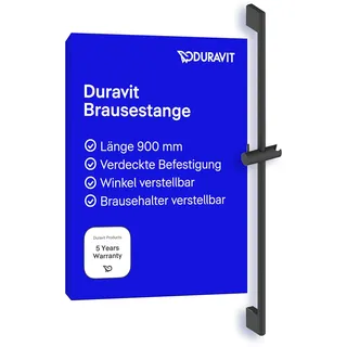 Duravit Brausestange 900mm, Schwarz Matt