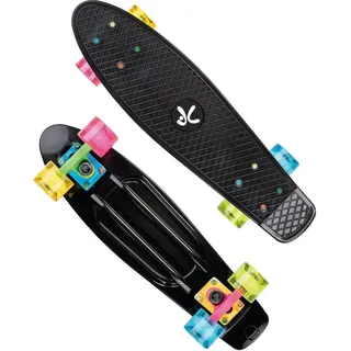 Muuwmi Skateboard Fun Neon schwarz