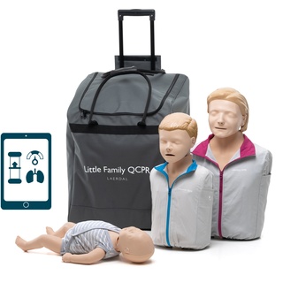 Annie family pack Laerdal Little Family Set mit Puppen für QCPR Training mit weißer Haut