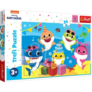 Trefl Puzzle 24el Merry Baby Shark 24 Teile,