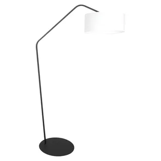 Anne Lighting - stehlampe - ZigZag - weiß schwarz - metall - bogenlampe - E27 - 4244ZW - Weiß, Schwarz