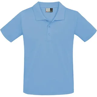 Superior Poloshirt Plus Size Herren, Himmelblau, 4XL - Blau