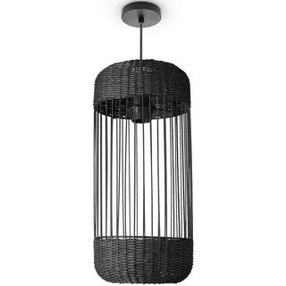Paco Home PUSTA 1-flg. 19 cm Zylinder schwarz