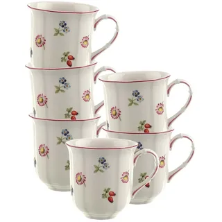 Villeroy & Boch Henkelbecher 0,3 l Weiß 6 St.