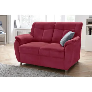 sit&more Couch Mikrofaser 2-Sitzer Rot
