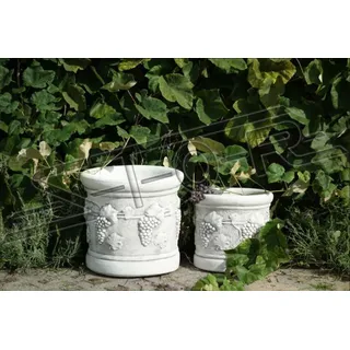 Blumentöpfe Kasten Topf Blumen Töpfe XXL Beton Garten Terrasse Skulptur S104020