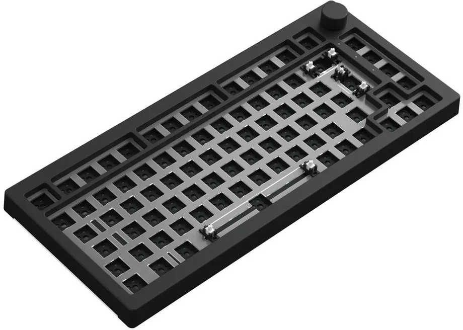 Bild von 5075S RGB 75% Layout Barebone Tastatur, Dark Night schwarz, ISO