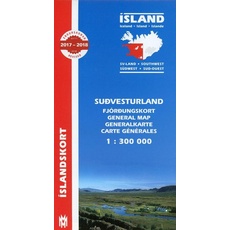Island. Südwest 1 : 300 000