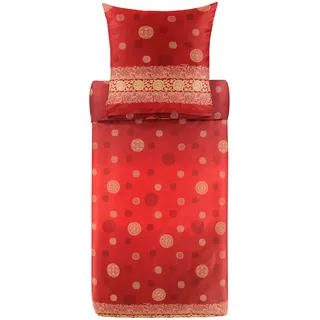 BASSETTI PALLAVICINO rot 200 x 200 cm + 80 x 80 cm