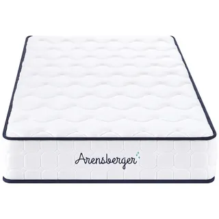 Arensberger Taschenfederkernmatratze Lena, 180x200cm , Weiß , Textil , H3 + H4 , 180x200 cm , Schlafzimmer, Matratzen, Taschenfederkernmatratzen