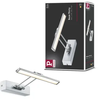 Paulmann 99894 Galeria LED Bilderleuchte Beam Thirty 5W Nickel gebürstet/Chrom 230V Metall