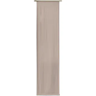 Schiebegardine WIRTH "Sunday" Gr. 2, braun, B:60cm H:175cm, Jacquard, Baumwolle, Polyester, Gardinen, Schiebegardine, Mit Zubehör, Topseller