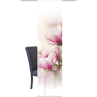 Schiebegardine HOME WOHNIDEEN "MAGNONE", rosa (rosé), B:60cm H:245cm, Polyester, Gardinen, Schiebegardine, HxB: 245x60, inkl. Befestigungszubehör