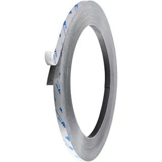 Magnetband selbstklebend, stark 12.7 mm | 1 mm | 30 m, Ferrit, schwarz