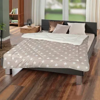 BestLivings Winter Wende Steppbett 135x200cm Taupe