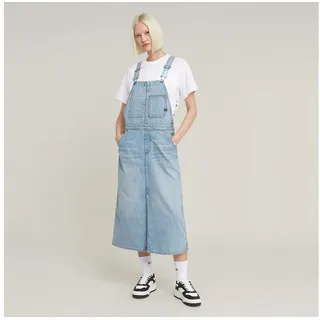 G-Star Midi Dungaree ärmelloses Kleid - Sun Faded Cloudburst - L