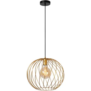 LUCIDE Danza 1-flg. Ø 40 cm kugelförmig mattes Gold/Messing
