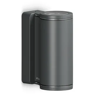 Steinel LED Außenwandleuchte L 940 C, schwarz, Aluminium, Modern, Wandleuchte außen, App Steuerung, 3000 K, Anthrazit