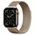 Watch Series 11 GPS + Cellular 46 mm Titaniumgehäuse gold Milanese Armband gold S/M