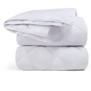 Blumtal 4 Jahreszeiten Bettdecke 155x220 cm - Oeko-TEX zertifizierte Steppdecke 155x220 cm - zusammenknöpfbare Vier-Jahreszeiten-Bettdecke - Sommerdecke + Winterdecke - kombinierte Ganzjahresdecke