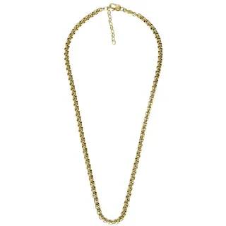 Fossil Herrenkette All Stacked Up Edelstahl goldfarben, JF04575710