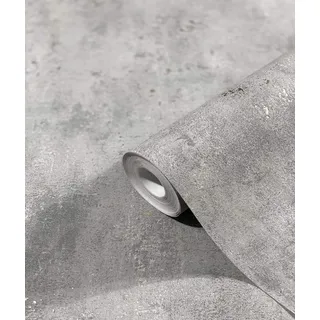 Marburg Tapete Schwarz Betonoptik Struktur für Schlafzimmer oder Wohnzimmer Vliestapete 100% Made in Germany 10,05 x 0,53m