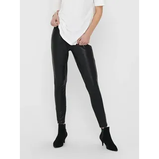 Only ONLCOOL COATED LEGGING NOOS Hosen Schwarz M