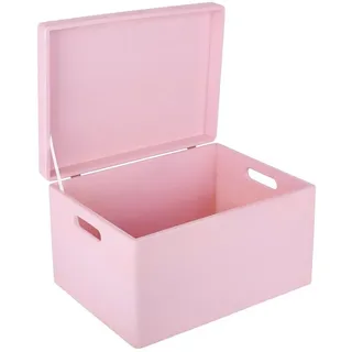 Creative Deco Holzkiste XXL 40 x 30 x 24 cm 1-tlg. rosa