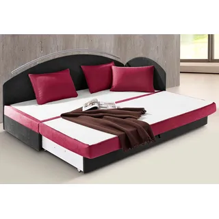 MAINTAL Schlafsofa 2-Sitzer rot
