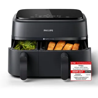 Philips 3000 Series Dual Basket Airfryer Dual Basket Airfryer NA350/00