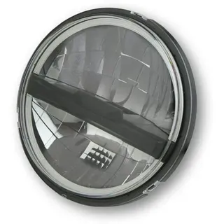 Highsider LED Hauptscheinwerfereinsatz TYP 5, verchromt, Schwarz,Schwarzes