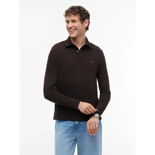 Tommy Hilfiger 1985 Regular Fit Langarm-Polo braun M