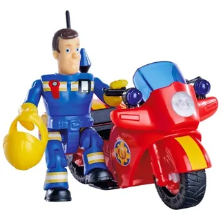 Simba Feuerwehrmann Sam Feuerwehr Motorrad mit Figur