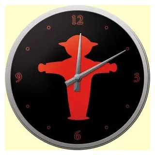 Nostalgic Art Nostalgic-Art Wanduhr, Mehrfarbig, Metall, Rund, 31x31x5 cm, Dekoration, Uhren, Wanduhren